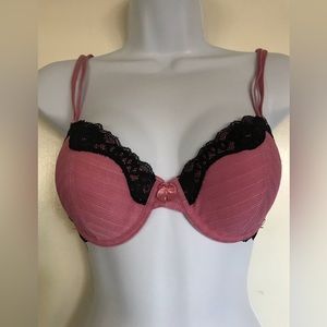 Donna L’oren bra size 34C , pink & black very sexy & beautiful